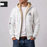 Contrast Lined Hooded Jacket