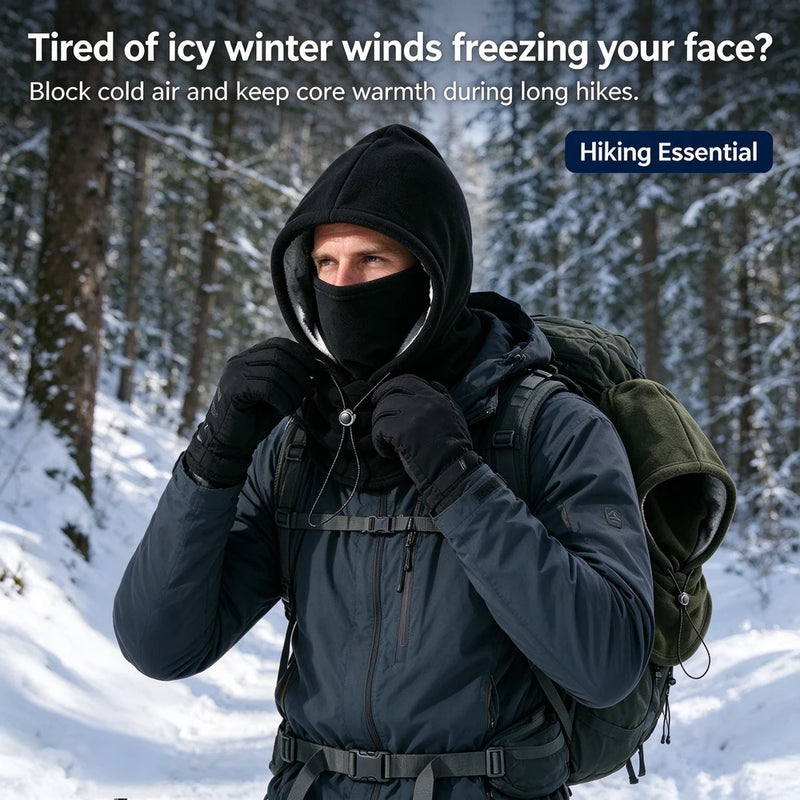 Flannel Cycling Balaclava Hat