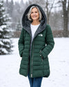 Fleece Lined Quilted Coat