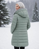 Fleece Lined Quilted Coat