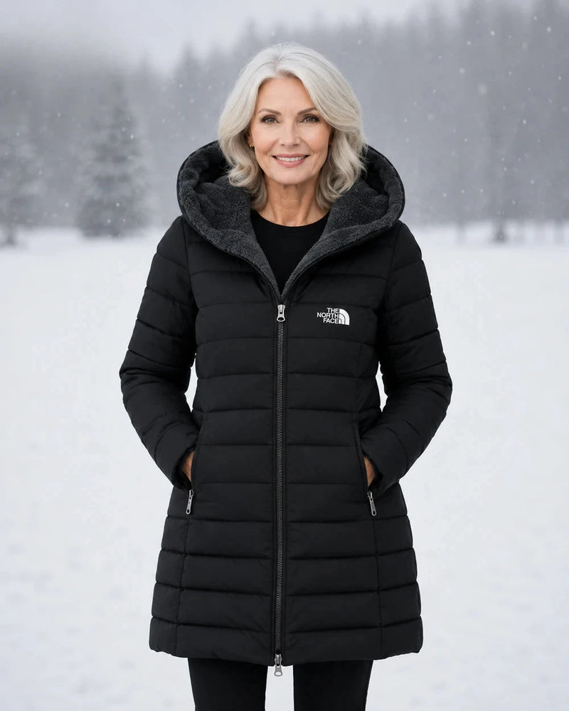 Fleece Lined Quilted Coat
