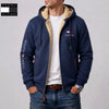 Contrast Lined Hooded Jacket